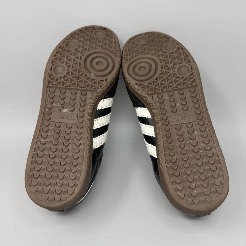 Adidas Samba Soccer Football Sneakers Black Athletic Shoes Mens 9.5